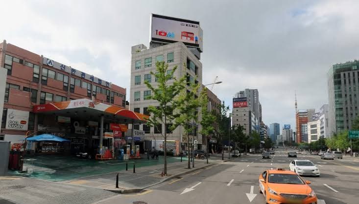 강남구청 성보빌딩 전광판 광고