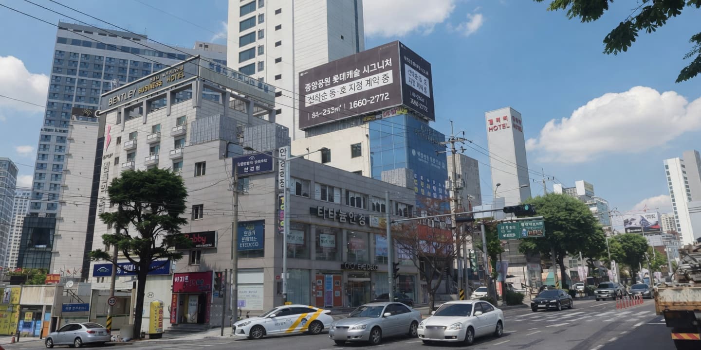 광주 상무지구 옥탑광고 광고