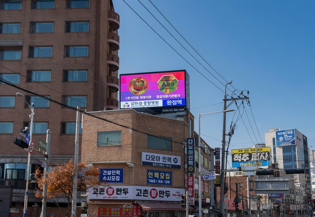 고촌역 김포 고촌 전광판 광고
