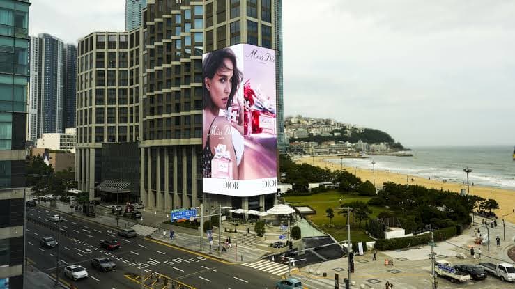 부산 해운대 그랜드 조선 LED 전광판 광고