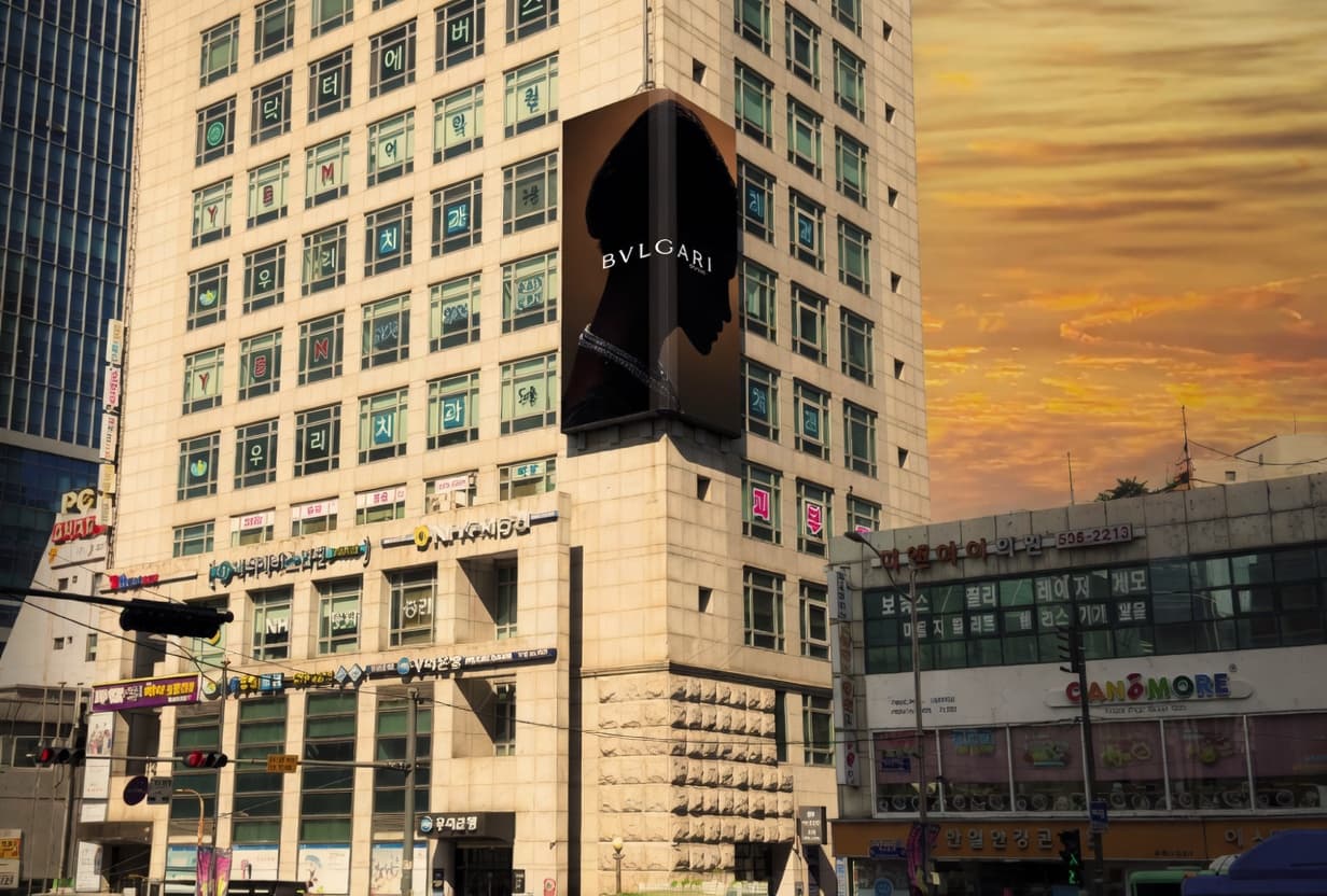 인천 A+ 에셋 부평빌딩 LED 전광판
