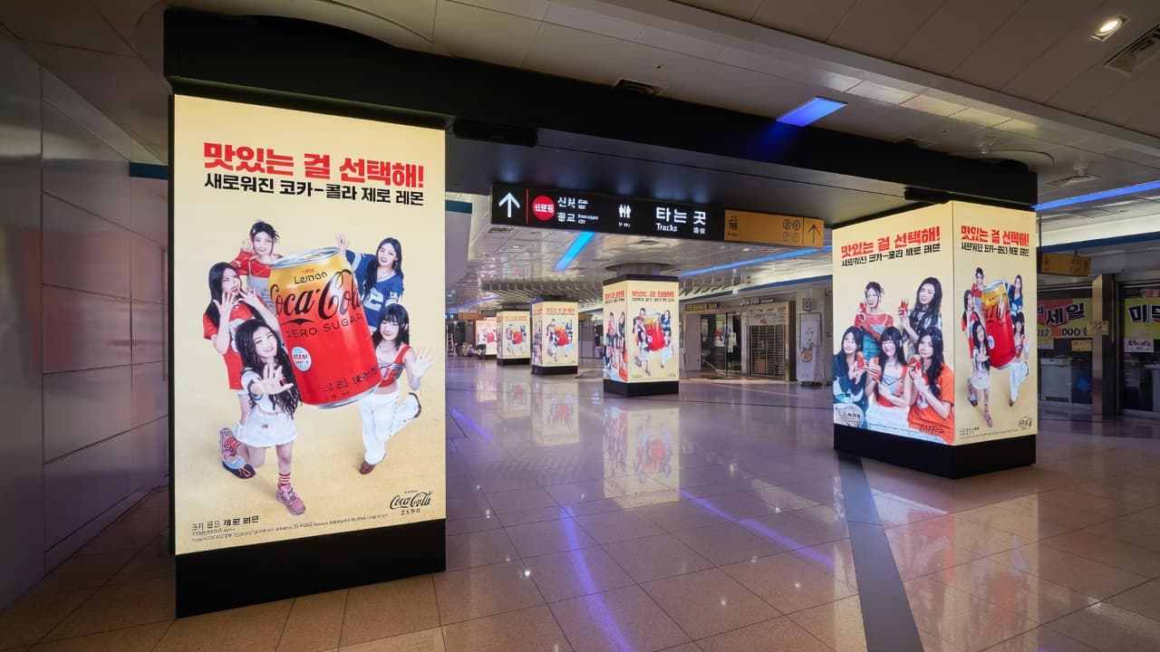 지하철 신분당선 강남역 미디어가든 광고