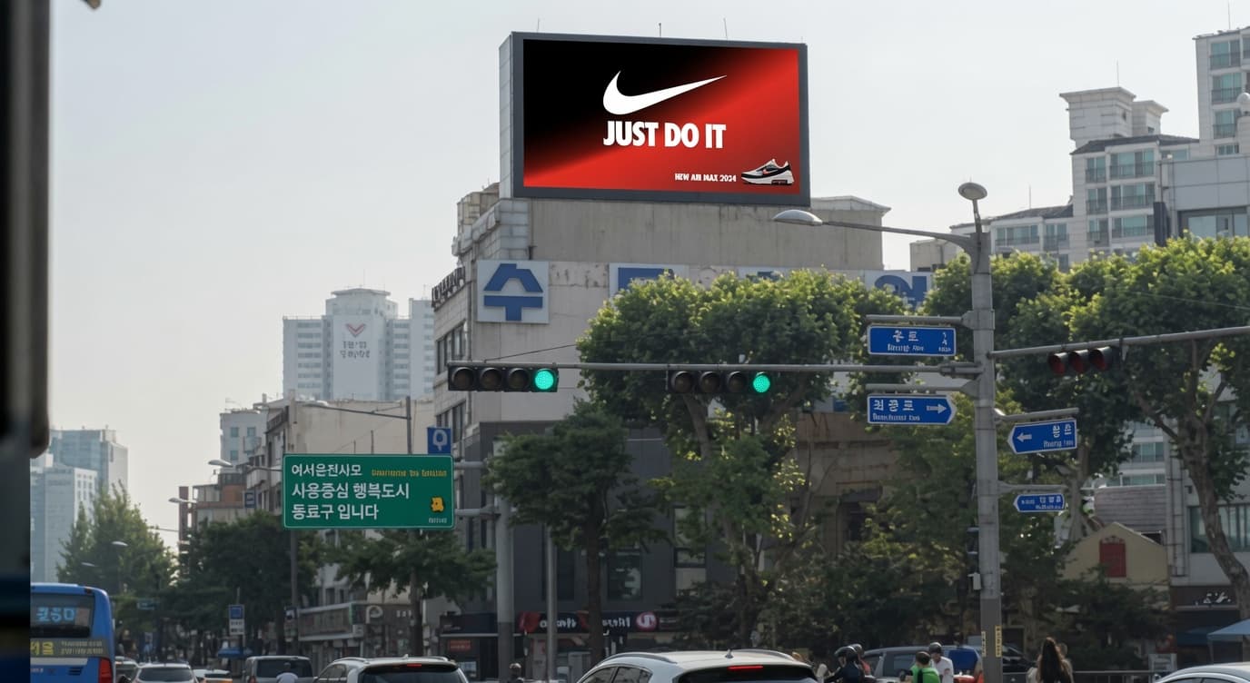 신설동 스파이스빌딩 전광판 광고