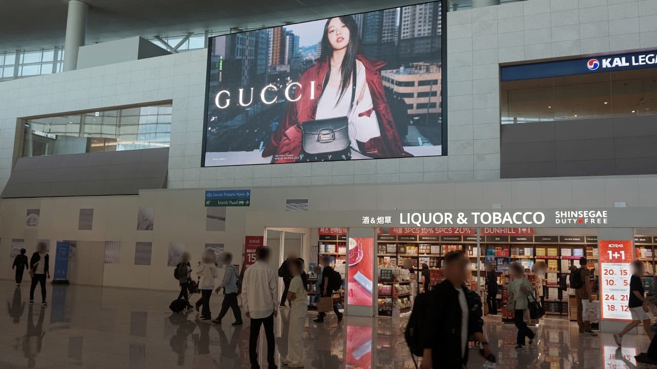 인천국제공항 제2터미널 빅 스퀘어 광고