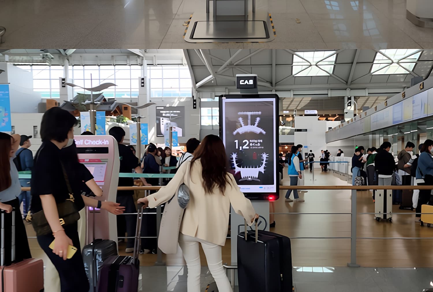 키로뷰 인천국제공항 2터미널 광고
