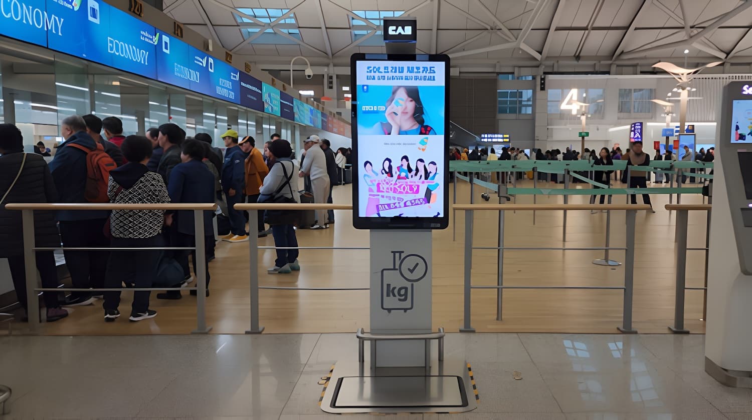 키로뷰 인천국제공항 1터미널 광고