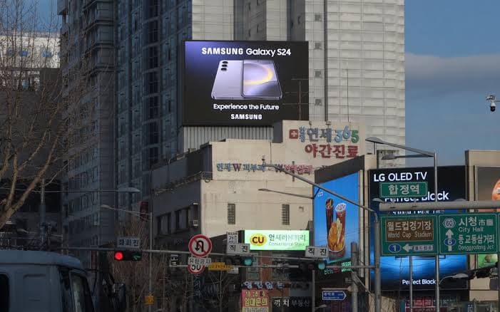 합정역 동성빌딩 전광판 광고