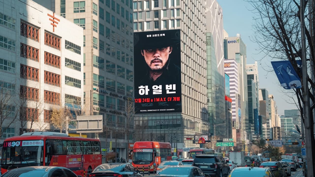 홍대 L7 빌보드 아트월 광고