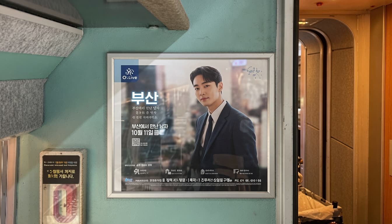 KTX 차내 액자 광고