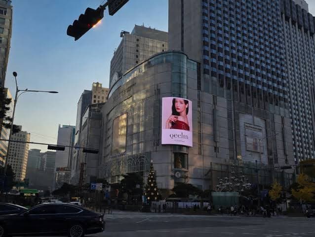 롯데백화점 명동본점 전광판 광고