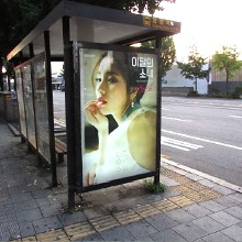 이달의 소녀(10월) 팬클럽 버스쉘터, 전광판 광고진행